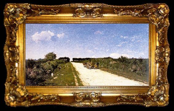 framed  Picknell, William Lamb Road to Concarneau, ta009-2